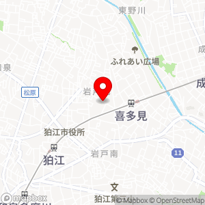 名鉄協商パーキング 狛江岩戸北1丁目の地図