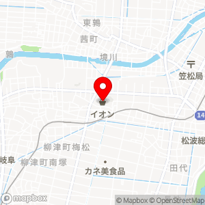 イオン 柳津店の地図