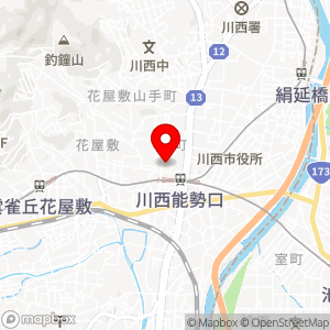 西友 川西店の地図