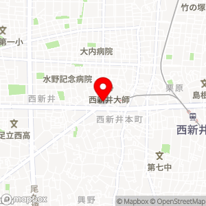 ファミリーマート 田口屋西新井大師店の地図