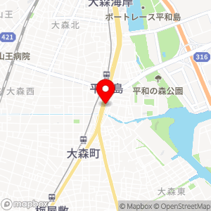 ホワイトピア 平和島店の地図