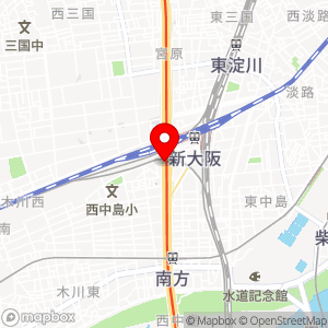トラストパーク 新大阪駅前の地図