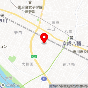 三井のリパーク 市川平田3丁目の地図