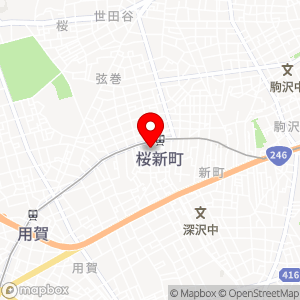 自然食品F＆F 桜新町店の地図