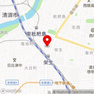 名鉄協商パーキング 栄生第7の地図