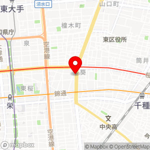 名鉄協商パーキング 東桜第7の地図