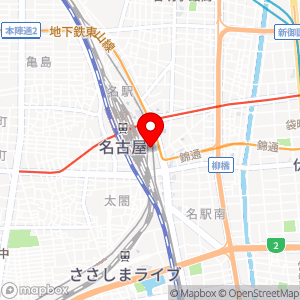 ファミリーマート 近鉄名古屋駅1番ホーム前店の地図