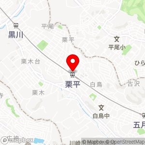 ファミリーマート サンズ栗平駅前店の地図
