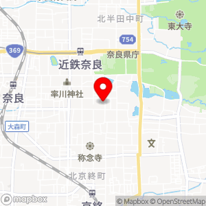 ならまち勝南院町駐車場の地図
