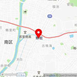 バロー 野並店の地図