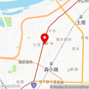 ファミリーマート 千林大宮駅前店の地図