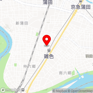 ローソンストア100 雑色店の地図