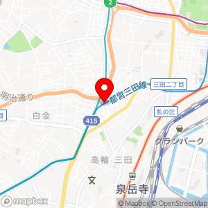コインパーク 三田5丁目の地図