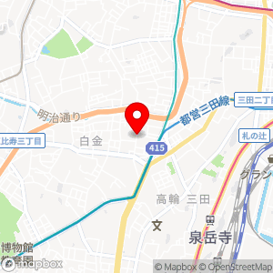 三井のリパーク 港区白金1丁目第3の地図
