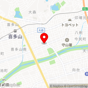 アミカ 守山大森店の地図