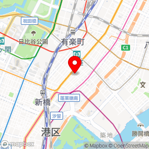 タイムズ GINZA SIXの地図