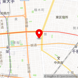 名鉄協商パーキング 東桜第4の地図
