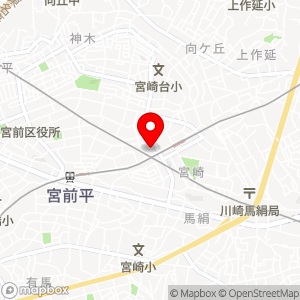 OKストア 宮崎台店の地図