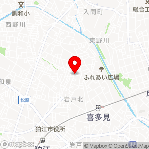 お湯どころ野川の地図