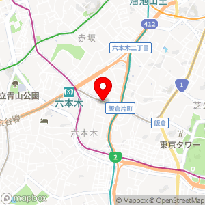 デイリーヤマザキ 六本木5丁目店の地図