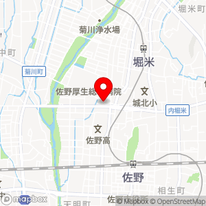 ローソン 佐野堀米町店の地図