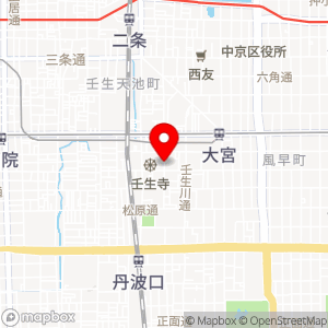 タイムズ 壬生寺の地図