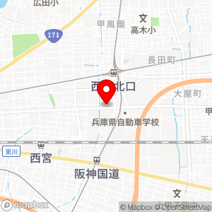 エコパーキング コインパーク西宮北口の地図