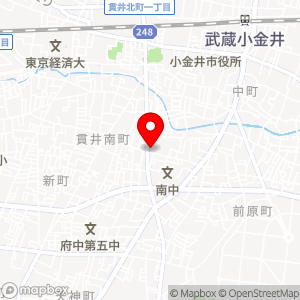 ファミリーマート 小金井貫井南町店の地図
