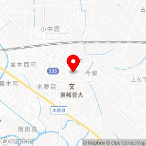 ローソン 川越木野目六角店の地図