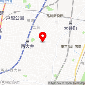 三井のリパーク 西大井1丁目の地図