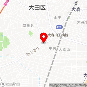 ミニストップ 大田中央店の地図