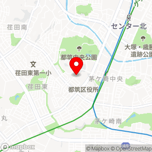 NPC24H 都筑区総合庁舎駐車場の地図