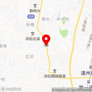 ボーテ 浜松鹿谷店の地図