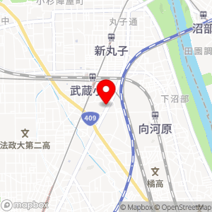 三井のリパーク グランツリー武蔵小杉駐車場の地図