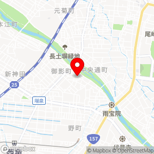 中村町３４２パーキングの地図