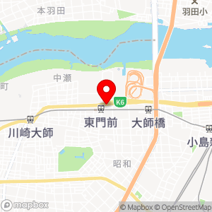 ファミリーマート 川崎東門前店の地図