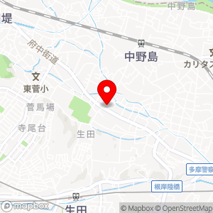 いなげや 川崎中野島店の地図