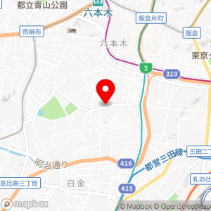 三井のリパーク 元麻布1丁目第5の地図