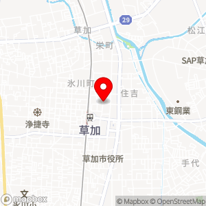 タイムズ 草加住吉の地図