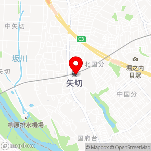笑がおの湯 松戸矢切店の地図