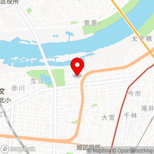 キョウテク 大工大西パーキングの地図