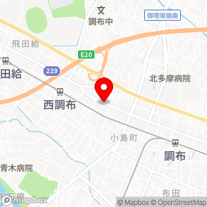 三井のリパーク 調布下石原1丁目の地図