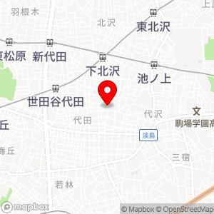 大栄パーク 代沢の地図