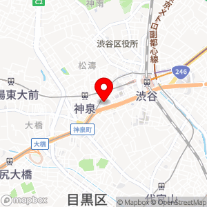 PEN 渋谷ソラスタの地図