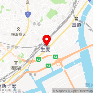 まいばすけっと 生麦駅前店の地図