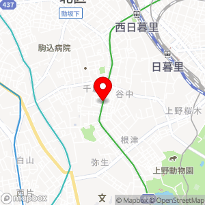 セブン-イレブン 文京千駄木店の地図