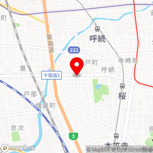 ローソン 薬師通の地図