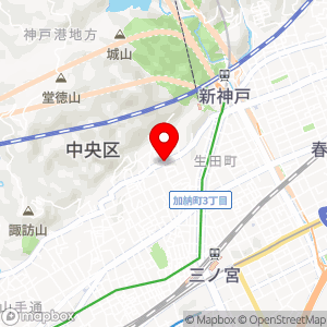 タイムズ 北野異人館前の地図