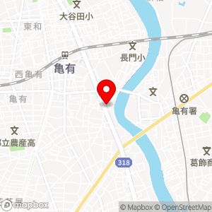 タイムパーキング 亀有の地図