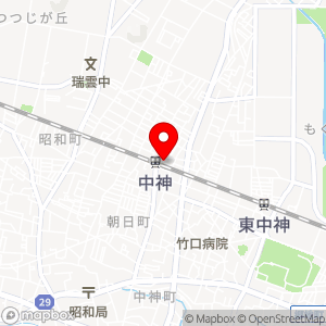 【バイク専用】中神駅前の地図
